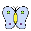 butterfly pixel art