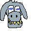 goat with sharp teeth