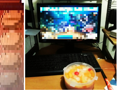 people play such a dangerous game some food it is unclear they took and threw right on the computer they opened it then threw it directly on the computer then swearing rudely from anger smashed glass