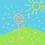sunny day in winter