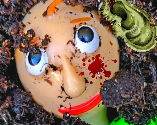 it s a scary doll baldi zombie