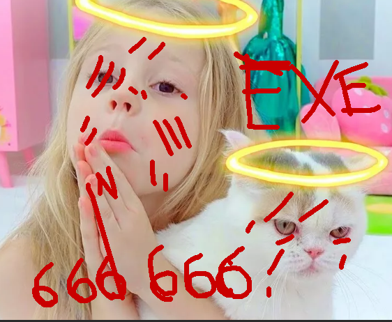 girl blood face cat face girls so blood there meat