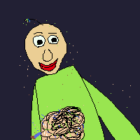 if you kill baldi him they will breed there like flies small circles will spread all over the apartment if you crush them with your foot they will become even smaller this is very scary