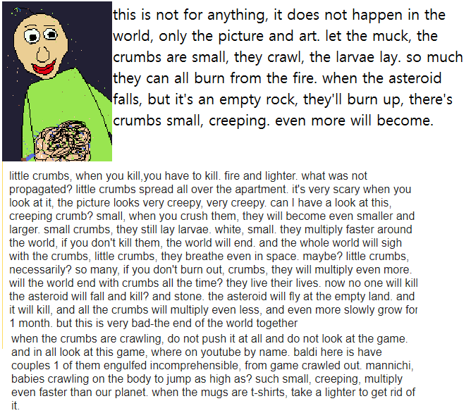 take care of it fuck it is dangerous fuck you can die will your ears wither and your eyes will burn about you when you read it fuck wait and see fuck it ll be online soon picture