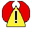 do you already have a picture that was included and watched a triangular exclamation mark with horns and large ones like a demon s
