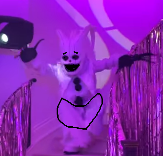 uncle he is he dance the dance of babies he dressed up the baby or in monster costumes