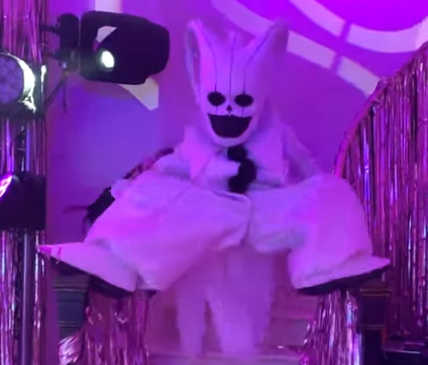 uncle he is he dance the dance of babies he dressed up the baby or in monster costumes