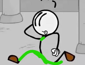 uncle runs there looks at which rooms to go to he s hiding from someone dangerous baldi baby go go