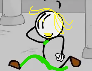 was it uncle who got scared and he went to the whole room the maze