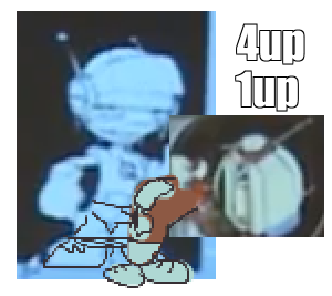 baldi art guy 1up 4up