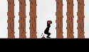 el cagador en el bosque