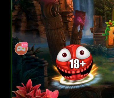 i say it s very dangerous but don t look i saw a red blockhead with no ears peggle 17 v