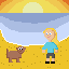 sunset pixel