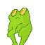 pondering frog