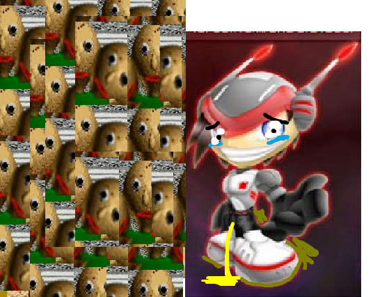 this is very creepy vector will cry and squeak