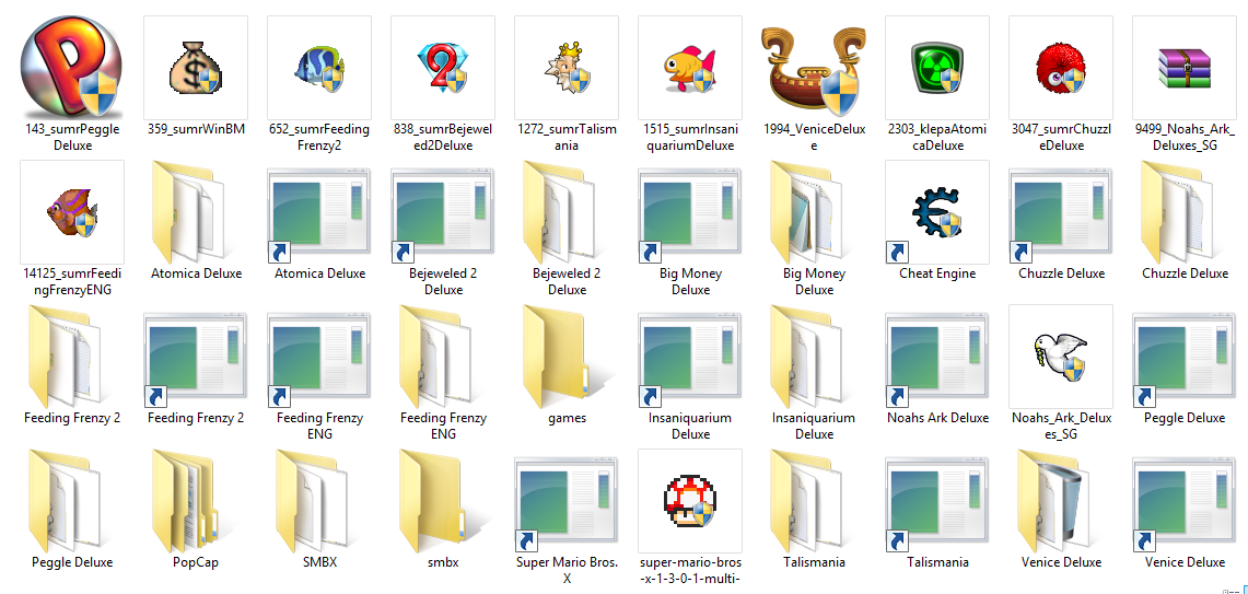 i delete bad games and files they are so disgusting i curse them forever that they never come back