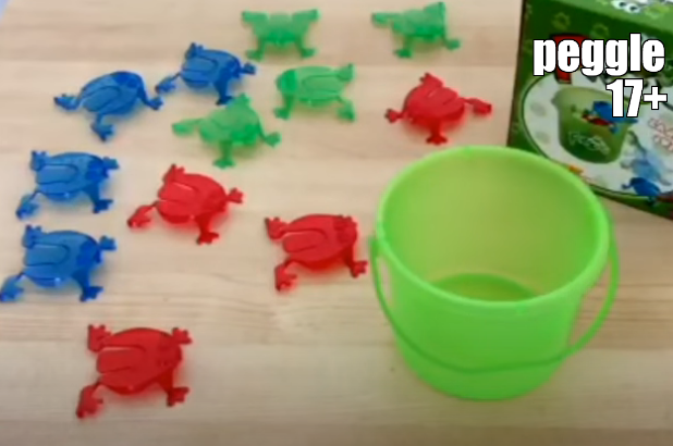 peggle 17 frogs toys