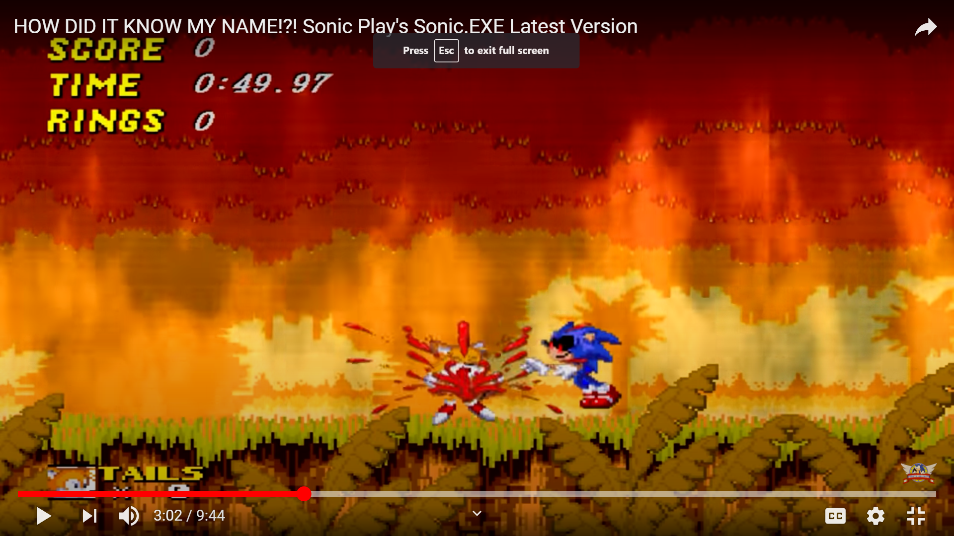 sonic exe sonic plays
