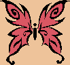 mariposa rosa