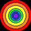 rainbow circle