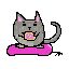 pusheen and donut