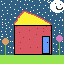 little cute pink house