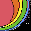 rainbow art work