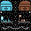 rich and poor house