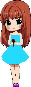 yo con un vestido