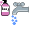 tap and soap