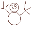 ugly snow man