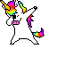 unicornio de pelo arcoiris mejorado