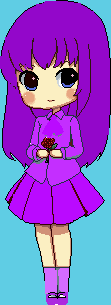 purple girl