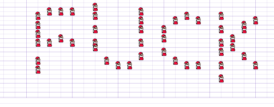 it was made from a pixel of little crumbs say a bad word