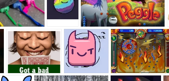 have you ever seen on this site what s going on here it s a war of images peggle all