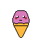 helado rosa