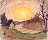 evening s glow