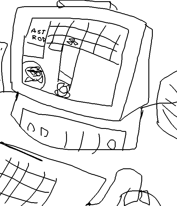 the screen shows everything astropop