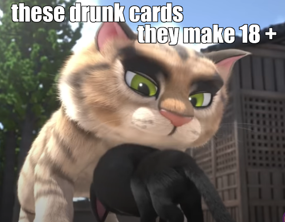 these drunk cats