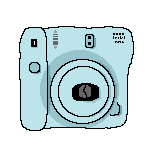 instax mini clear blu