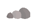 transparent rocks