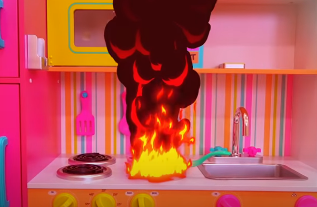 nastya s kitchen burned down the fire started in the kitchen