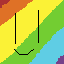 rainbow face