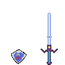 master sword and hylian shield