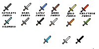 minecraft swords
