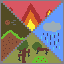 4 elements fire water nature earth
