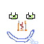creepy man
