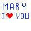 te amo mary
