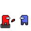 among us pixelart