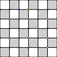 gemstone checker board